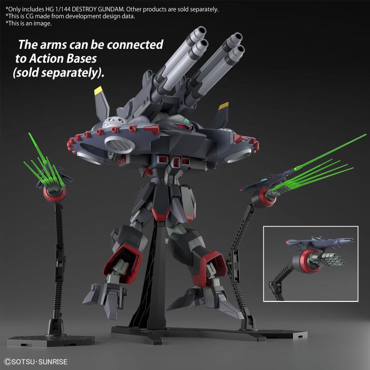Mobile Suit Gundam SEED Destiny HGCE Destroy Gundam 1/144 Scale Model Kit Gallery Image 10