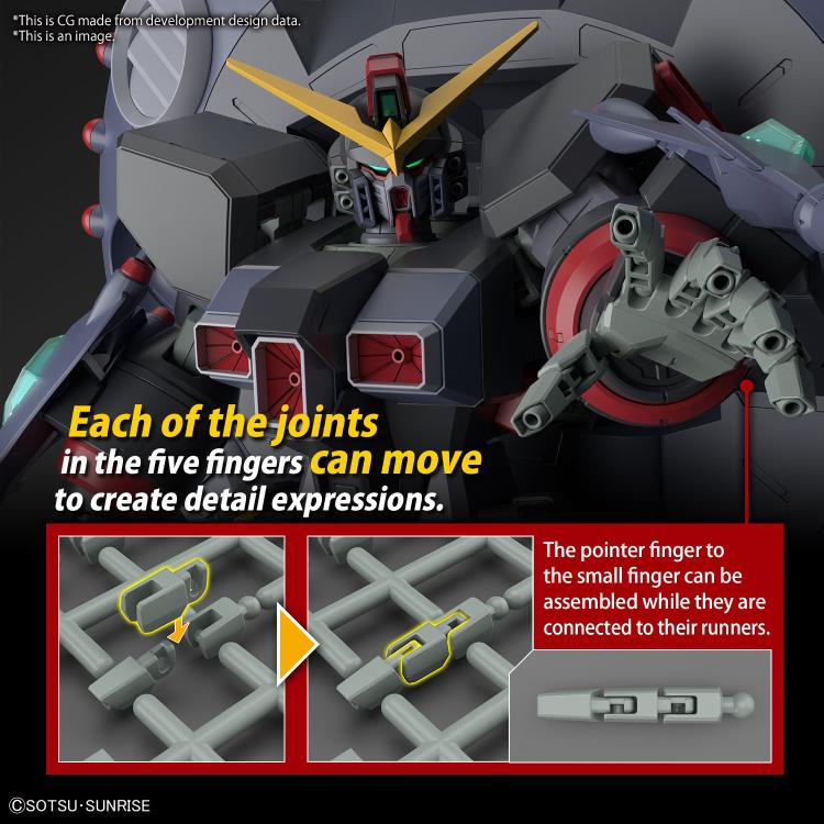 Mobile Suit Gundam SEED Destiny HGCE Destroy Gundam 1/144 Scale Model Kit Gallery Image 13