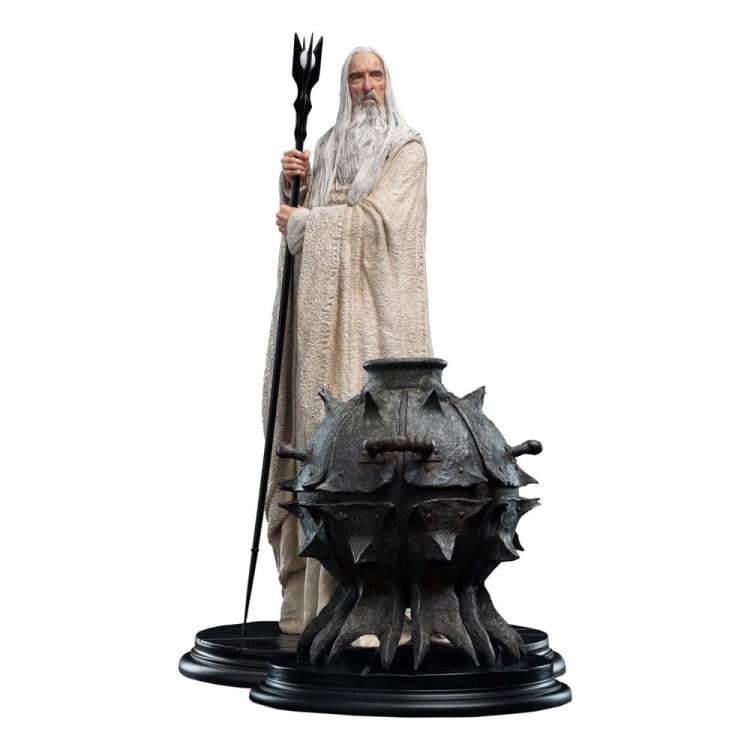 The Lord of the Rings Classic Series Saruman the White and the Fire of Orthanc 1/6 Scale Limited Edition Statue Gallery Image 3