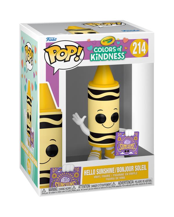 Crayola: Colors of Kindness Pop! Ad Icons #214 Hello Sunshine (Crayellow) Gallery Image 4