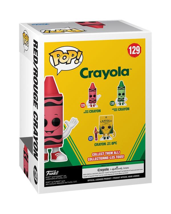 Crayola Pop! Ad Icons #129 Red Crayon