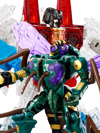 Transformers: Beast Wars BWVS-08 Starscream vs Waspinator (Premium Finish) Two-Pack Gallery Image 2