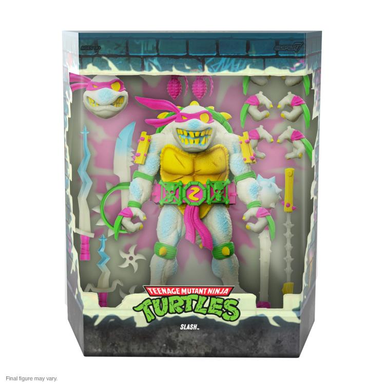 Teenage Mutant Ninja Turtles ULTIMATES! Slash (Glow-in-the-Dark Ver.) Exclusive Action Figure Gallery Image 7