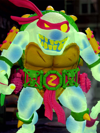 Teenage Mutant Ninja Turtles ULTIMATES! Slash (Glow-in-the-Dark Ver.) Exclusive Action Figure Gallery Image 2