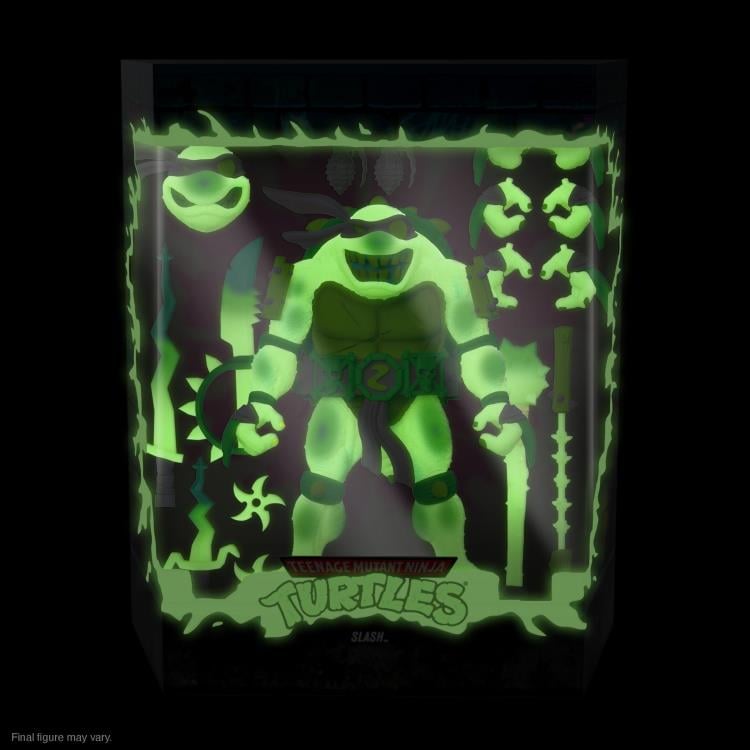 Teenage Mutant Ninja Turtles ULTIMATES! Slash (Glow-in-the-Dark Ver.) Exclusive Action Figure Gallery Image 5