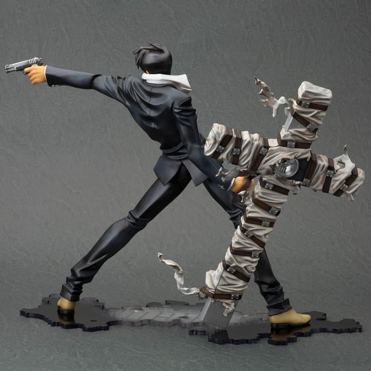 Trigun: Badlands Rumble ArtFX J Nicholas D. Wolfwood (Renewal Package Ver.) 1/8 Scale Figure (Reissue) Gallery Image 9