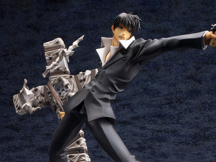 Trigun: Badlands Rumble ArtFX J Nicholas D. Wolfwood (Renewal Package Ver.) 1/8 Scale Figure (Reissue) Gallery Image 1