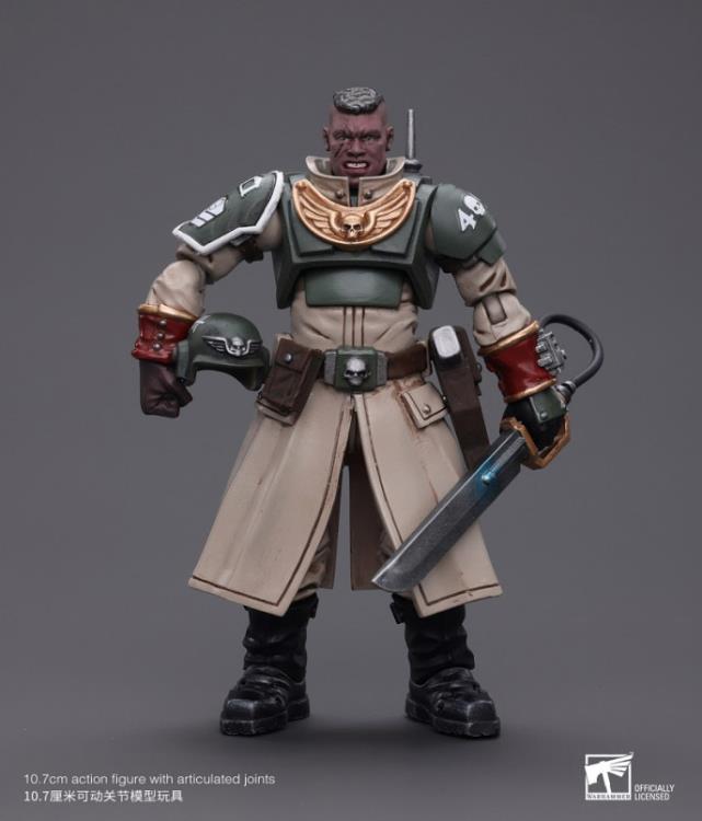 Warhammer 40k Astra Militarum Cadian Command Squad Commander with Power Sword 1/18 Scale Action Figure Gallery Image 7