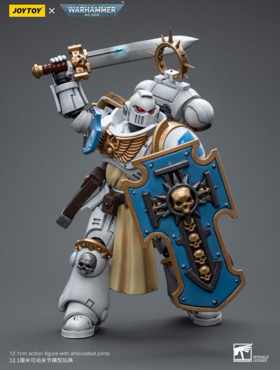 Warhammer 40K Ultramarines White Consuls Bladeguard Veteran 1/18 Scale Action Figure Gallery Image 6