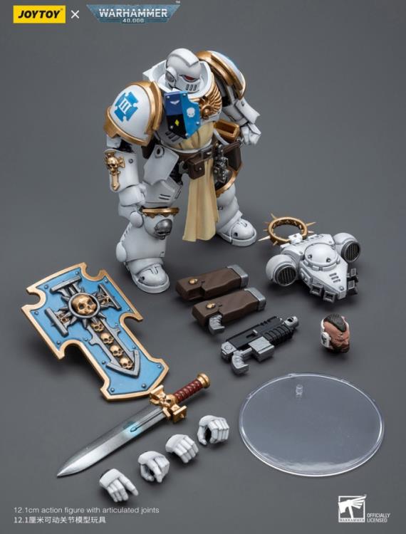 Warhammer 40K Ultramarines White Consuls Bladeguard Veteran 1/18 Scale Action Figure Gallery Image 11