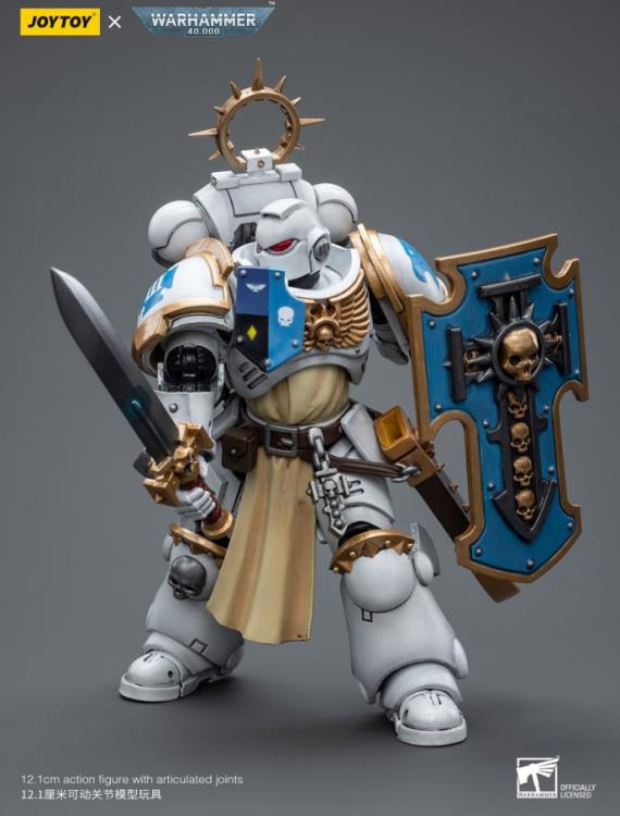 Warhammer 40K Ultramarines White Consuls Bladeguard Veteran 1/18 Scale Action Figure Gallery Image 7
