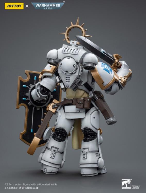 Warhammer 40K Ultramarines White Consuls Bladeguard Veteran 1/18 Scale Action Figure Gallery Image 10