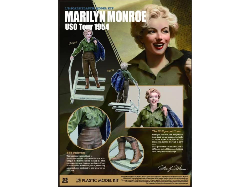 Marilyn Monroe (USO Tour 1954) 1/8 Scale Model Kit Gallery Image 11