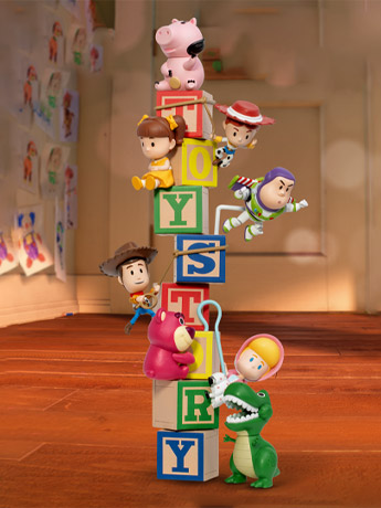 Toy Story Mini Egg Attack Toy Brick Series MEA-062 Boxed Set of 8 Figures Gallery Image 2