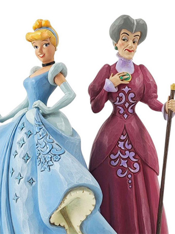Cinderella Disney Traditions Cinderella vs. Lady Tremaine Figurine (Jim Shore) Gallery Image 2