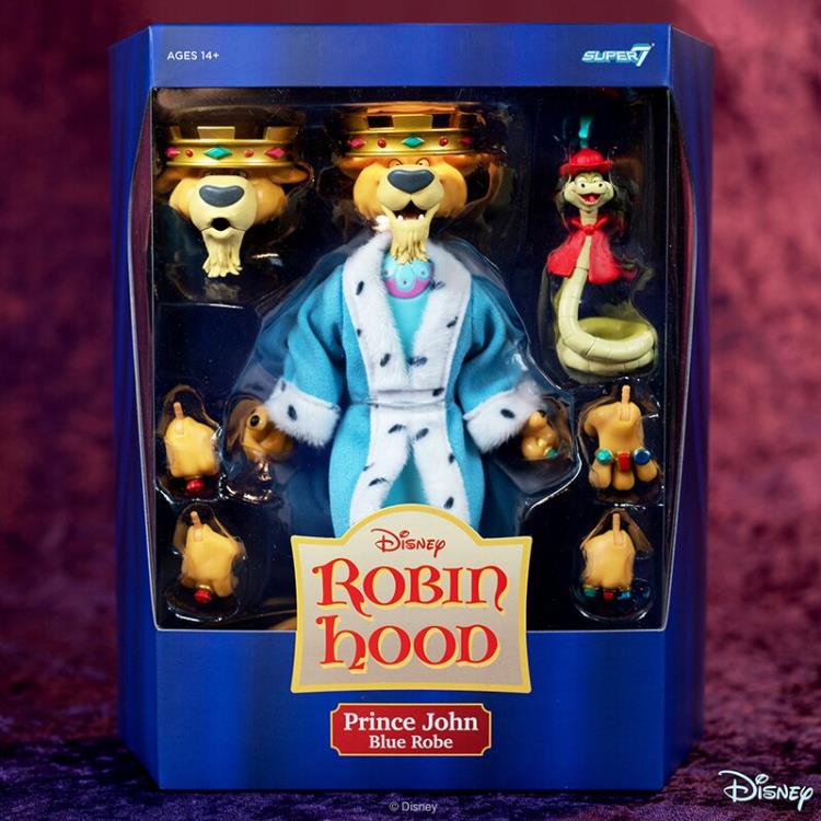 Robin Hood Disney ULTIMATES! Prince John (Blue Robe) NYCC 2023 Exclusive Action Figure Gallery Image 6