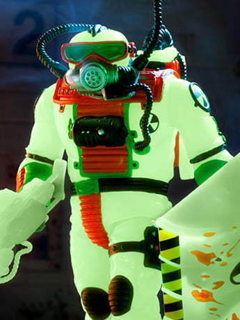 Toxic Crusaders ULTIMATES! Radiation Ranger (Glow-in-the-Dark) NYCC 2023 Exclusive Action Figure Gallery Image 2