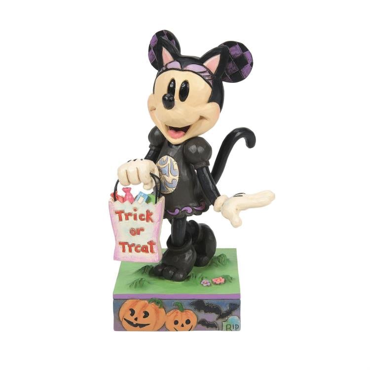 【Disney Traditions】ミニー ブラックキャット コスチューム Disney Traditions Cat Costume Minnie Mouse Figurine (Jim Shore)