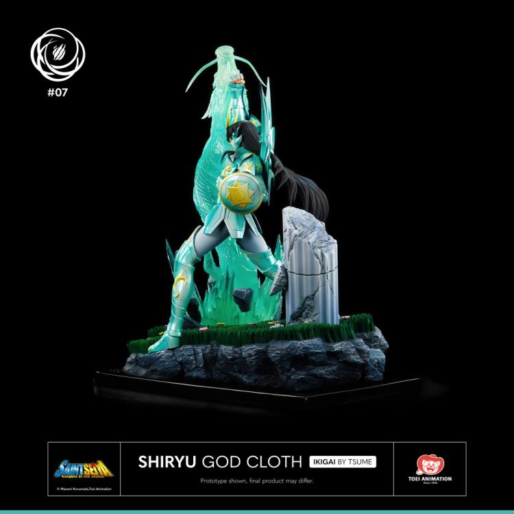 Saint Seiya Ikigai Shiryu God Cloth 1/6 Scale Limited Edition Statue Gallery Image 5
