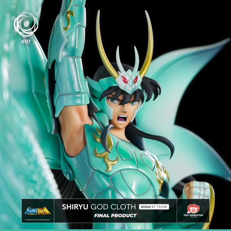 Saint Seiya Ikigai Shiryu God Cloth 1/6 Scale Limited Edition Statue Gallery Image 13