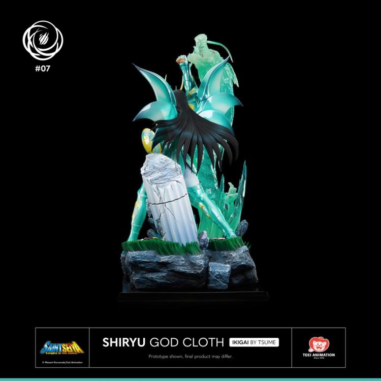 Saint Seiya Ikigai Shiryu God Cloth 1/6 Scale Limited Edition Statue Gallery Image 6
