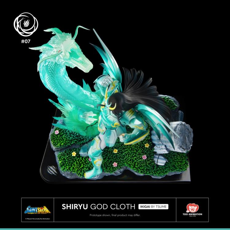 Saint Seiya Ikigai Shiryu God Cloth 1/6 Scale Limited Edition Statue Gallery Image 12