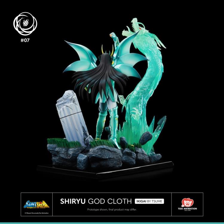 Saint Seiya Ikigai Shiryu God Cloth 1/6 Scale Limited Edition Statue Gallery Image 7