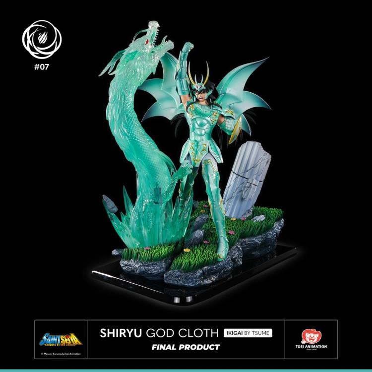 Saint Seiya Ikigai Shiryu God Cloth 1/6 Scale Limited Edition Statue Gallery Image 3