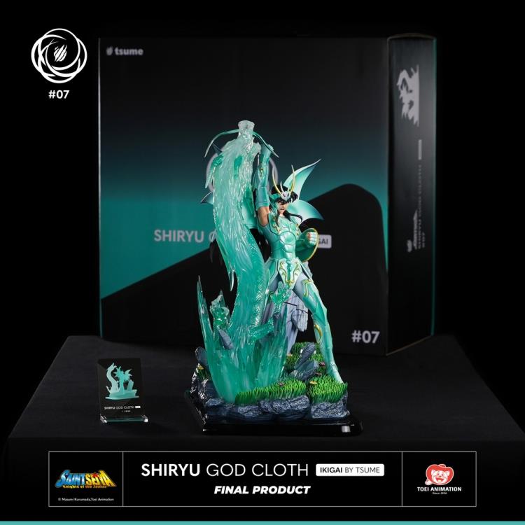 Saint Seiya Ikigai Shiryu God Cloth 1/6 Scale Limited Edition Statue Gallery Image 22