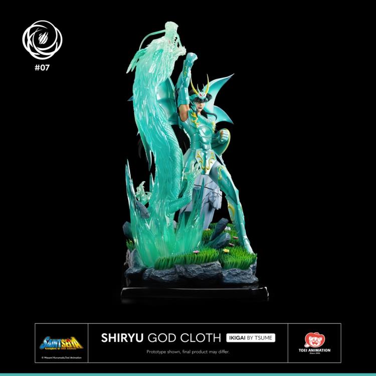Saint Seiya Ikigai Shiryu God Cloth 1/6 Scale Limited Edition Statue Gallery Image 11
