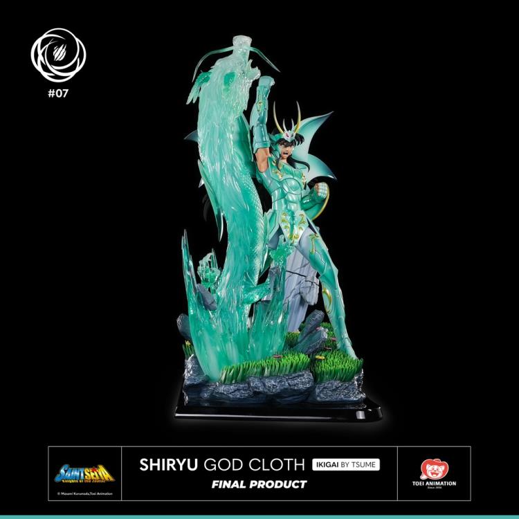 Saint Seiya Ikigai Shiryu God Cloth 1/6 Scale Limited Edition Statue Gallery Image 10
