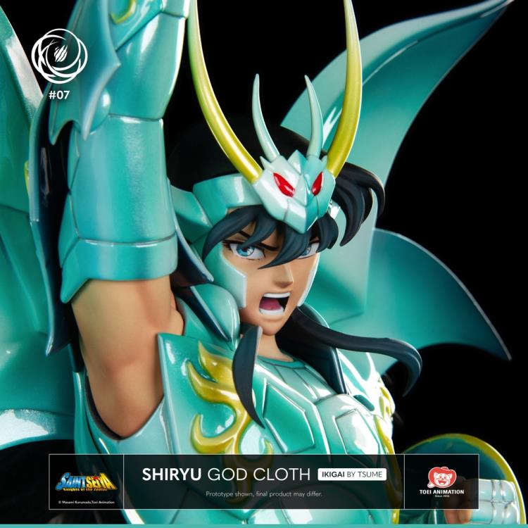 Saint Seiya Ikigai Shiryu God Cloth 1/6 Scale Limited Edition Statue Gallery Image 14