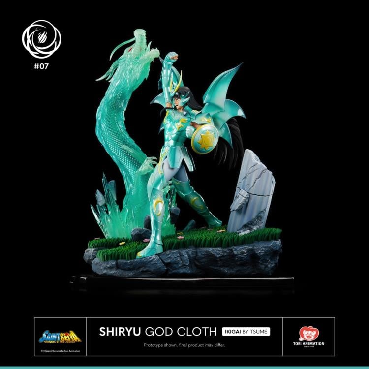 Saint Seiya Ikigai Shiryu God Cloth 1/6 Scale Limited Edition Statue Gallery Image 4