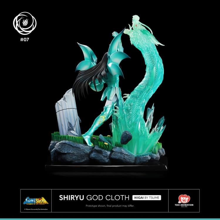 Saint Seiya Ikigai Shiryu God Cloth 1/6 Scale Limited Edition Statue Gallery Image 8