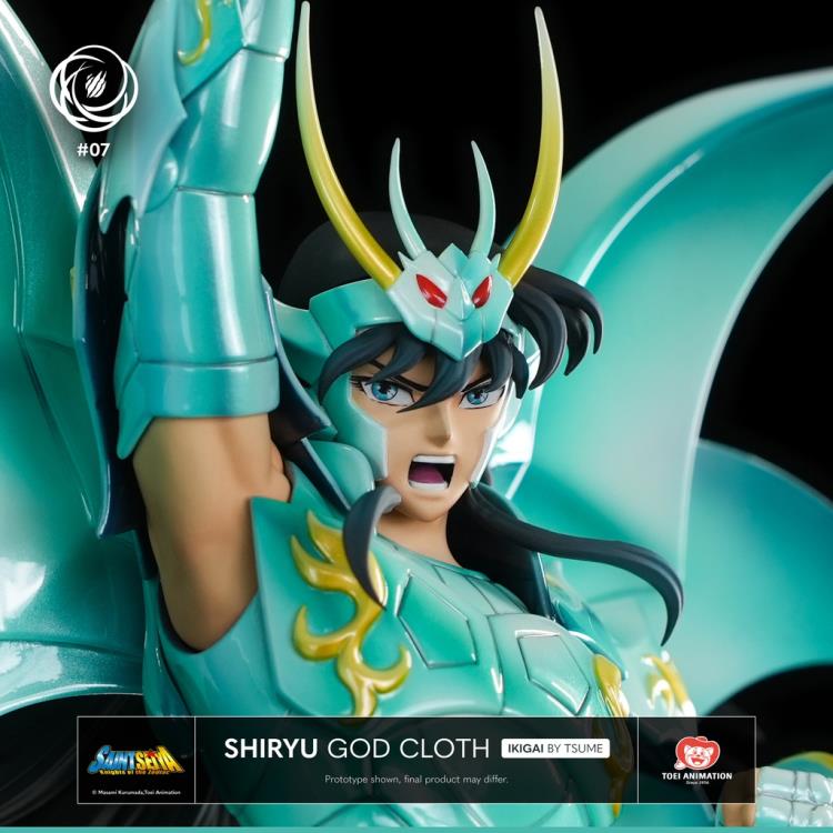 Saint Seiya Ikigai Shiryu God Cloth 1/6 Scale Limited Edition Statue Gallery Image 15
