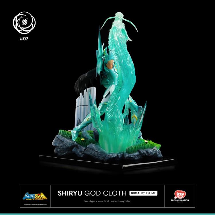 Saint Seiya Ikigai Shiryu God Cloth 1/6 Scale Limited Edition Statue Gallery Image 9
