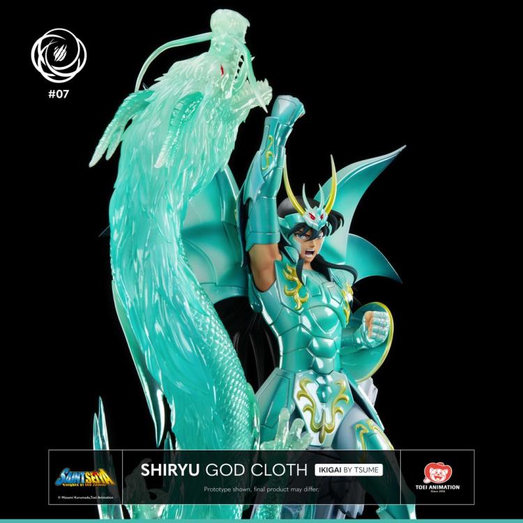 Saint Seiya Ikigai Shiryu God Cloth 1/6 Scale Limited Edition Statue Gallery Image 16