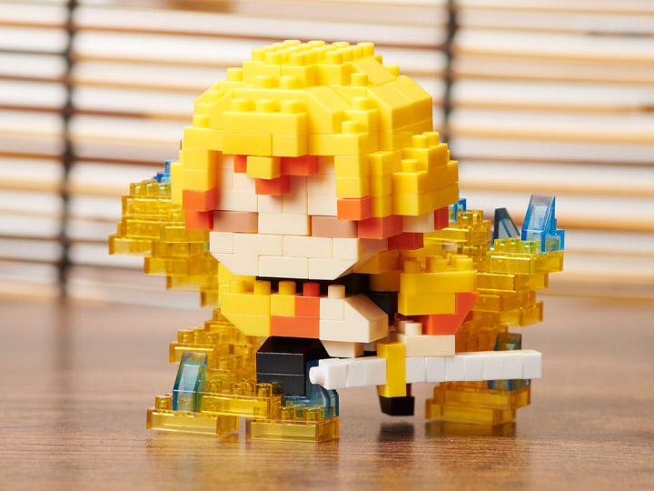 Demon Slayer: Kimetsu no Yaiba Nanoblock Character Collection Series Zenitsu Agatsuma (Thunder Breathing) Gallery Image 1