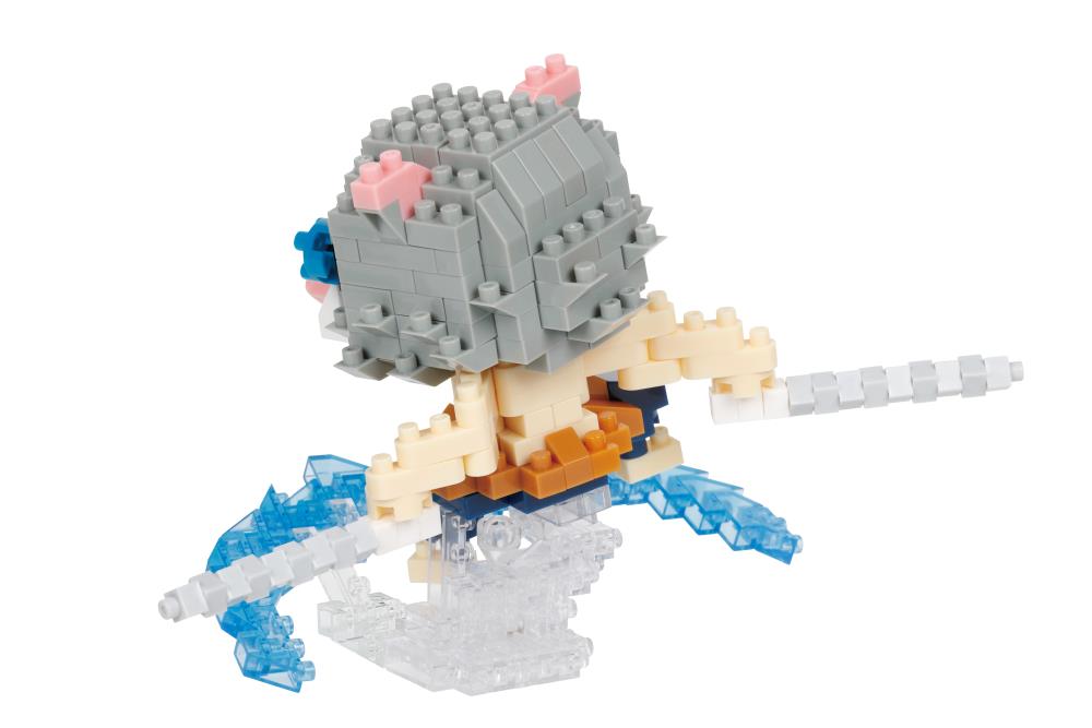 Demon Slayer: Kimetsu no Yaiba Nanoblock Character Collection Series Inosuke Hashibira (Beast Breathing) Gallery Image 6