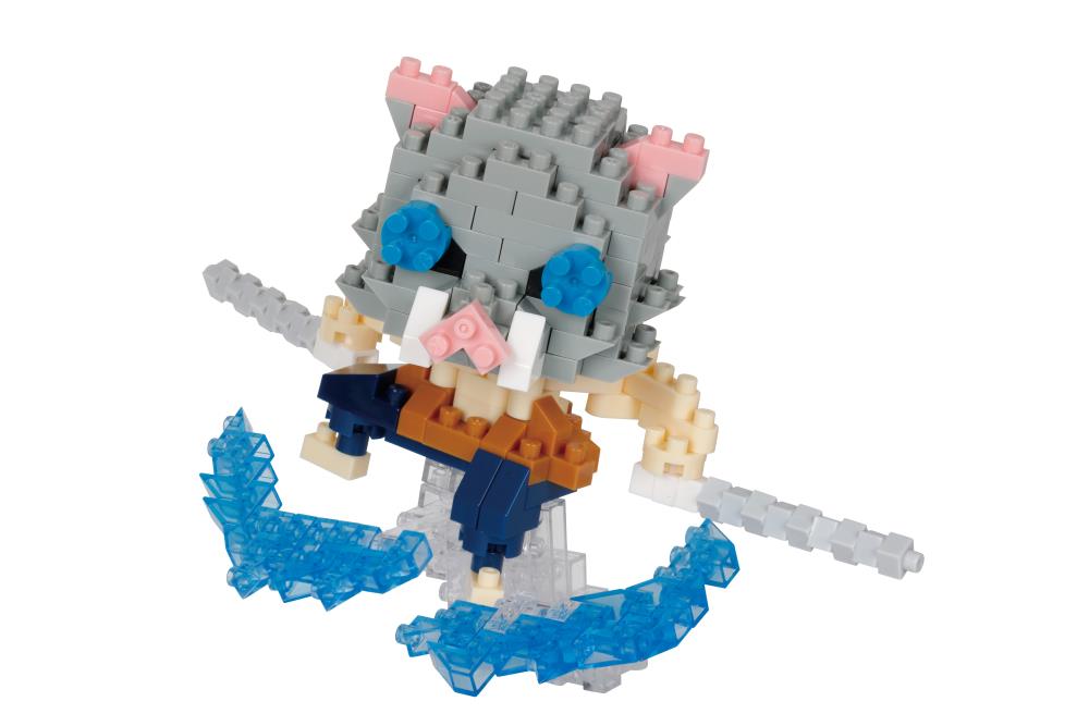 Demon Slayer: Kimetsu no Yaiba Nanoblock Character Collection Series Inosuke Hashibira (Beast Breathing) Gallery Image 5