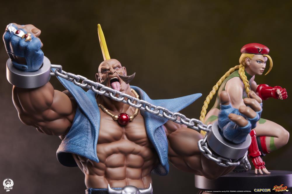 Street Fighter Street Jam Cammy and Birdie 1/10 Scale Statue Set Gallery Image 5