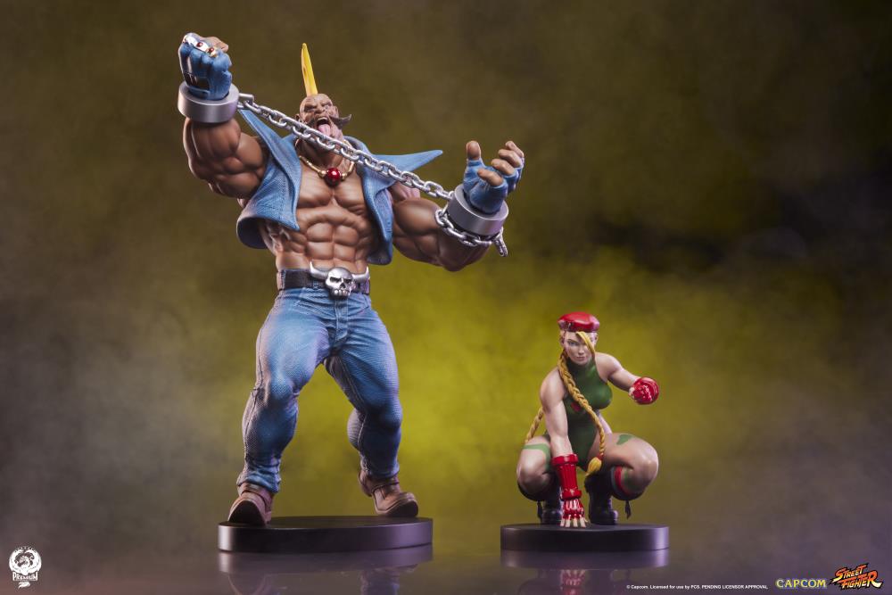Street Fighter Street Jam Cammy and Birdie 1/10 Scale Statue Set Gallery Image 4