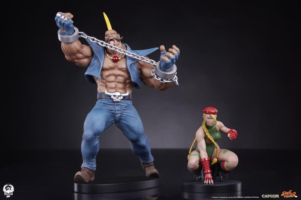 Street Fighter Street Jam Cammy and Birdie 1/10 Scale Statue Set Gallery Image 3