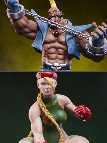 Street Fighter Street Jam Cammy and Birdie 1/10 Scale Statue Set Gallery Image 2