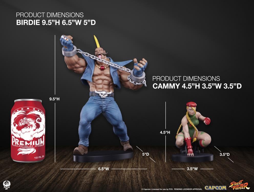 Street Fighter Street Jam Cammy and Birdie 1/10 Scale Statue Set Gallery Image 38