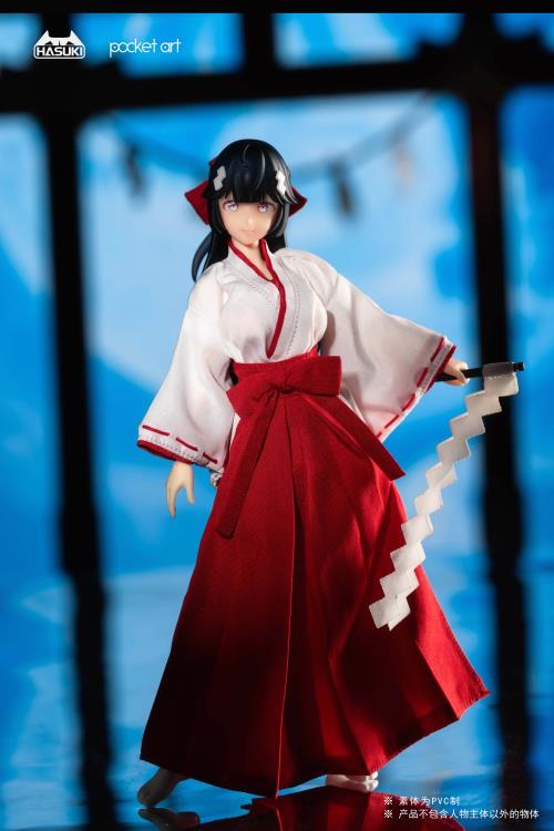 Pocket Art Series Exorcism Shrine Maiden Tsubaki 1/12 Scale Action Figure Gallery Image 5