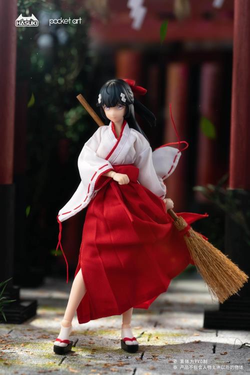 Pocket Art Series Exorcism Shrine Maiden Tsubaki 1/12 Scale Action Figure Gallery Image 8