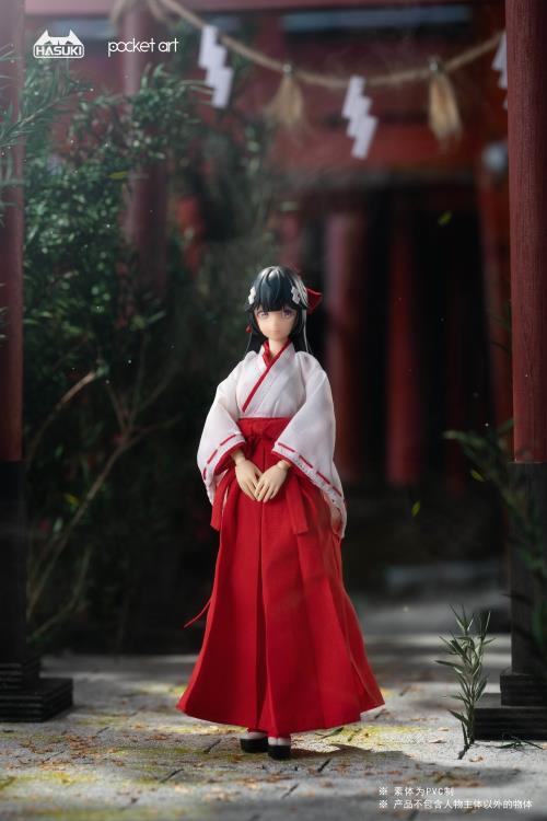 Pocket Art Series Exorcism Shrine Maiden Tsubaki 1/12 Scale Action Figure Gallery Image 6