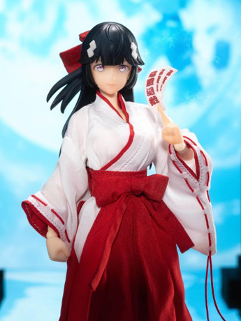 Pocket Art Series Exorcism Shrine Maiden Tsubaki 1/12 Scale Action Figure Gallery Image 2