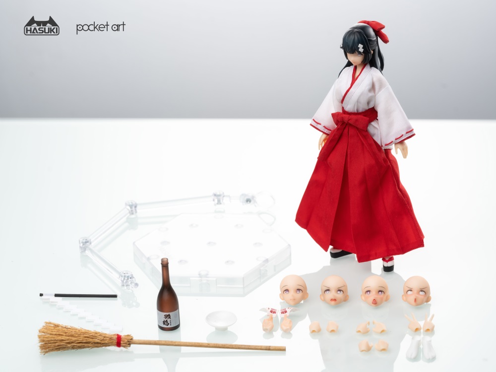 Pocket Art Series Exorcism Shrine Maiden Tsubaki 1/12 Scale Action Figure Gallery Image 17
